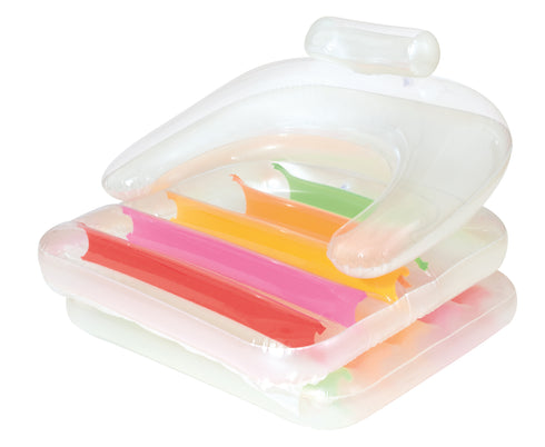 2.01m Bestway Inflatable High Fashion Folding Lounge Chair Pool Beach Float