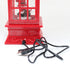 Christmas Telephone Booth Hurricane Led Light Lantern With Swirling Confetti