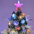 Snow Flocked Christmas Pine Tree Pre-Lit Ultra Bright Multicolour Flashing LED Lights