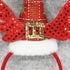 Christmas Headband Santa Hat With Wings Belt