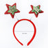 Christmas Headband Twin Springy Stars