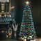 Curtain Lights Christmas Fibre Optic Green Tree Multi-mode Multicolour