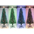 Curtain Lights Christmas Fibre Optic Green Tree Multi-mode Multicolour