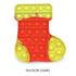 Christmas gifts pop it fidgets push bubble sensory toys - Hat & Stocking Set