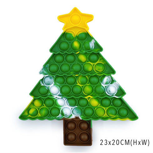 Christmas gifts pop it fidgets push bubble sensory toys - Christmas Tree Jumbo Size