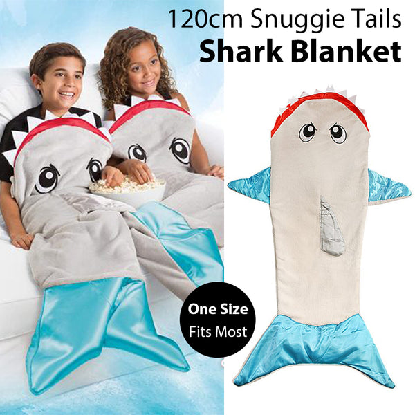 Snuggie Tails Shark Blanket One Size 120x50CM