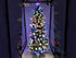Snow Flocked Christmas Pine Tree Pre-Lit Ultra Bright Flashing Lights