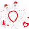 Christmas Headband Twin Springy Santas