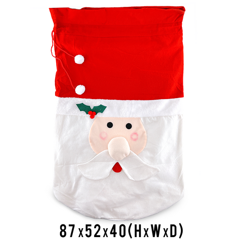 87CM Christmas Gift Bag Drawstring Felt Jumbo Size Santa Sack