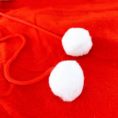 87CM Christmas Gift Bag Drawstring Felt Jumbo Size Santa Sack