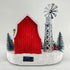 Christmas Village Santa's Farm Animated Winter Scene with Red Car and Farm Animals