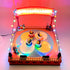 Christmas Village Winter Carnival Spinning Teacups Animated Musical Light-up Theme Park