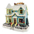 Christmas Village Snowy House Animated Musical Winter Scene with Santa, Reindeer, and Snowman