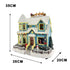 Christmas Village Snowy House Animated Musical Winter Scene with Santa, Reindeer, and Snowman