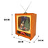 Christmas Musical Box Large TV with Snowing Light-up Village Scene