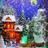 Christmas Village 61cm Large Postbox Letters for Santa with Animated Snowing Scene