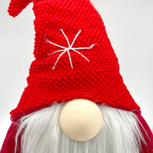 Light Up Standing Santa Claus Gnome with Extendable Legs and Bendable Hat Stuffed Doll for Christmas Decoration