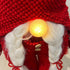 Light Up Standing Santa Claus Gnome with White Beard and Braids for Christmas Decoration
