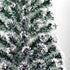 Snowy White-Tipped Pre-Lit Fibre Optic Christmas Tree with 8-Mode Multicolour Lights