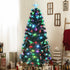 Christmas Pre-Lit Fibre Optic Green Tree Ultra-bright Sparkling Colorful Lights