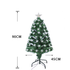 Star Decor Christmas Tree Pre-Lit Fibre Optic Multi-mode Multicolour Lights