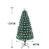 Star Decor Christmas Tree Pre-Lit Fibre Optic Multi-mode Multicolour Lights