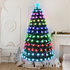 Star Decor Christmas Tree Pre-Lit Fibre Optic Multi-mode Multicolour Lights