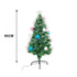 Glitter Baubles Christmas Fibre Optic Tree with Ultra Bright LED Lights
