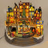 Large Animated Christmas Village Train Station Building Xmas Tree Musical LED Light-up