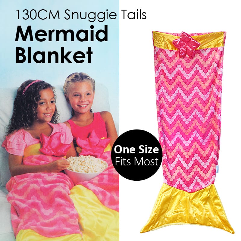 Snuggie Tails Mermaid Blanket One Size 130x50CM
